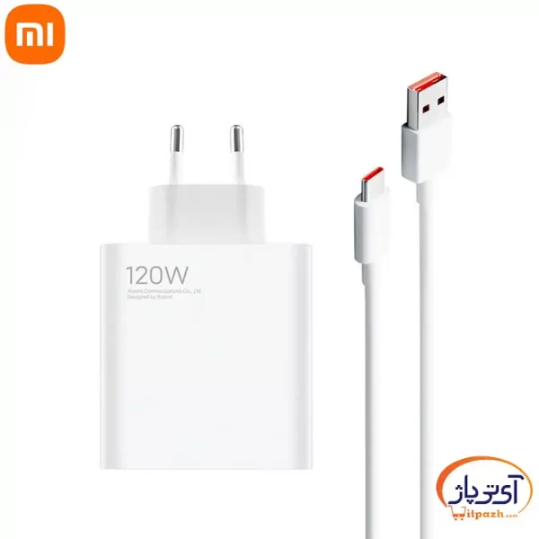 شارژر گوشی شیائومی 120W همراه با کابل Type-C