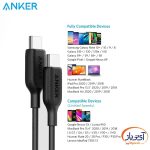 کابل تایپ سی به تایپ سی انکر مدل A8852 Powerline III 90cm - Image 3