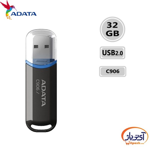 فلش مموری USB2.0 ای دیتا 32 گیگابایت مدل ADATA C906