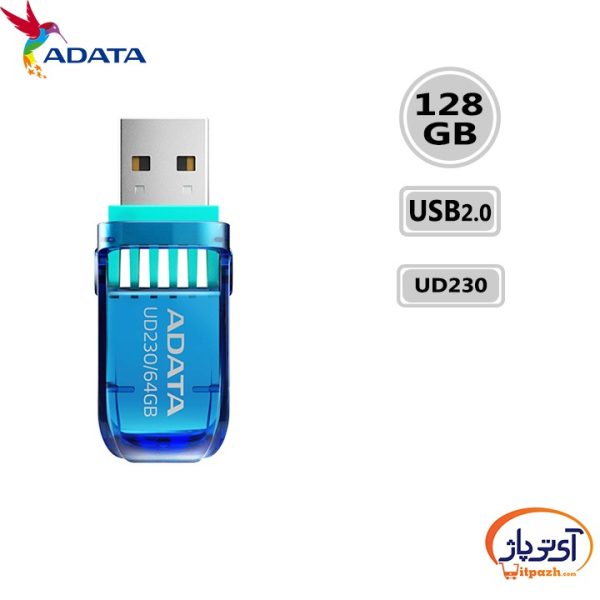 فلش مموری USB2.0 ای دیتا 128 گیگابایت مدل ADATA UD230