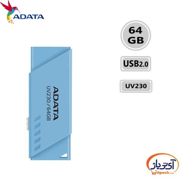 فلش مموری USB2.0 ای دیتا 64 گیگابایت مدل ADATA UV230