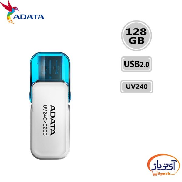 فلش مموری USB2.0 ای دیتا 128 گیگابایت مدل ADATA UV240