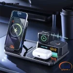شارژر بی سیم رو میزی چند منظوره گرین لاین 6in1 Multifunctional Wireless Charger - Image 2