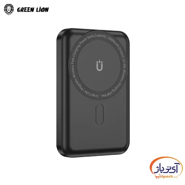 پاوربانک گرین لاین Lagos MagSafe ظرفیت 10000 میلی آمپر