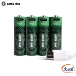 باتری قلمی قابل شارژ گرین لاین Rechargeable AA بسته 4 عددی - Image 2