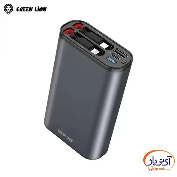 پاوربانک گرین لاین Retractable 22.5W ظرفیت 10000mAh