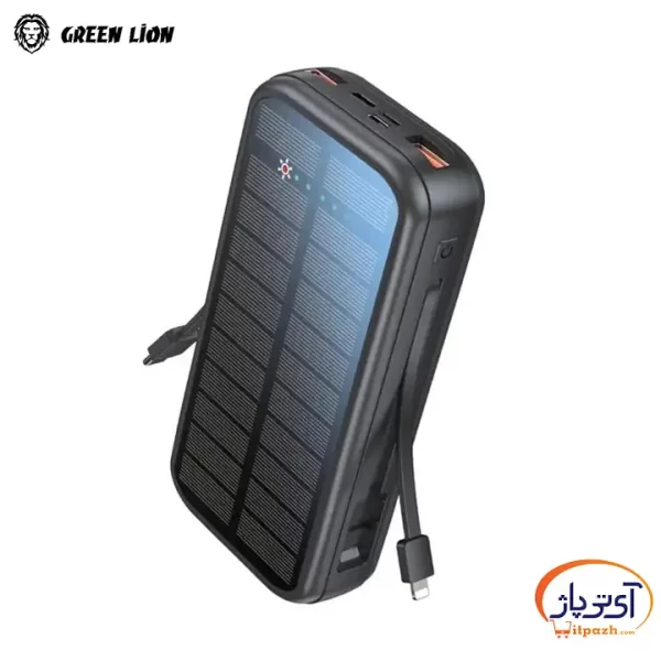 پاور بانک گرین لاین Solar 2 (خورشیدی) 20000 میلی آمپر PD 20W