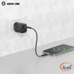 آداپتور دیواری 2 پورت گرین لاین PD 20W Ultra Compact همراه کابل Type-C به Lightning - Image 2