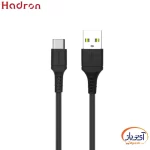 کابل شارژ و دیتا USB به Type-C هادرون A-C01 طول 1 متر - Image 3