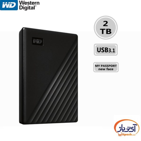 هارد اکسترنال وسترن دیجیتال WD My Passport New ظرفیت 2 ترابایت