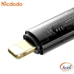 کابل شارژ و دیتا لایتنینگ شفاف مک دودو CA-2082 180CM - Image 3