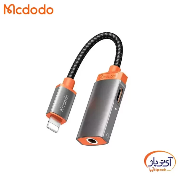 مبدل درگاه Lightning به Lightning + AUX مک دودو CA-7610