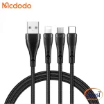 کابل 3 سر Type-C + Lightning + Micro مک دودو CA-6960 طول 1.2متر