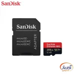 کارت حافظه سندیسک MicroSD Extreme Pro ظرفیت 256 گیگابایت 200MB/s U3 A2 V30 - Image 3