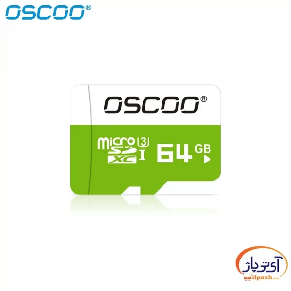 کارت حافظه اوسکو OSCOO U3 ظرفیت 64 گیگابایت سرعت 85MB/S سبز