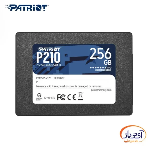 اس اس دی اینترنال SATA3.0 پتریوت P210 ظرفیت 256 گیگابایت