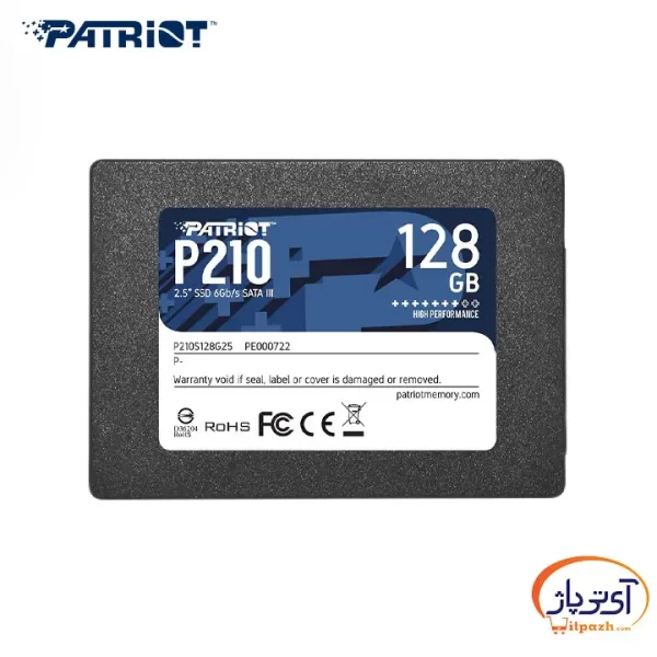 اس اس دی اینترنال SATA3.0 پتریوت P210 ظرفیت 128 گیگابایت