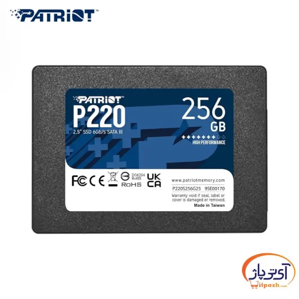 اس اس دی اینترنال SATA3.0 پتریوت P220 ظرفیت 256 گیگابایت