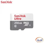 کارت حافظه MicroSD Ultra ظرفیت 256 گیگابایت سندیسک سرعت 100m/s