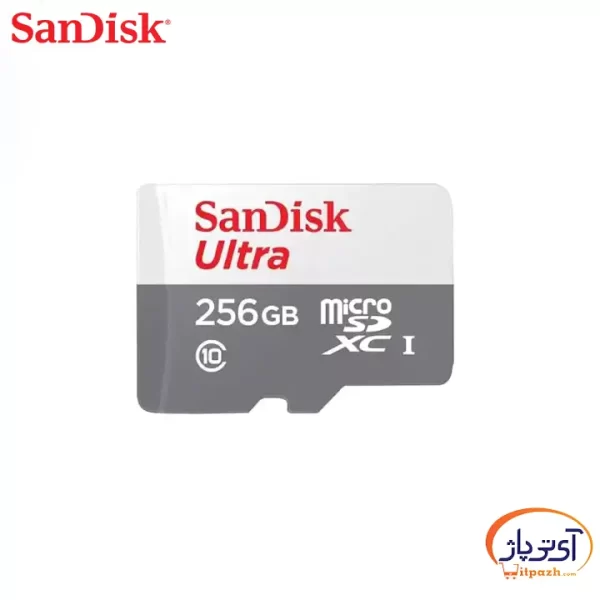 کارت حافظه MicroSD Ultra ظرفیت 256 گیگابایت سندیسک سرعت 100m/s