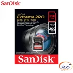 کارت حافظه SDXC سن دیسک Extreme Pro V30 ظرفیت 256 گیگابایت سرعت 200mbps - Image 3