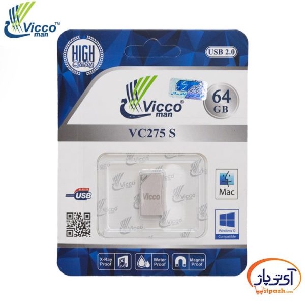 فلش مموری USB2.0 ویکومن 64 گیگابایت مدل VC275