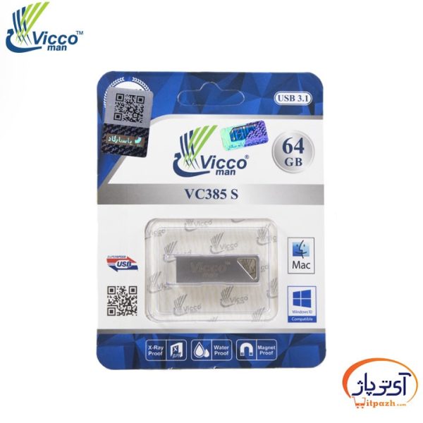 فلش مموری USB3.1 ویکومن 64 گیگابایت مدل VC385