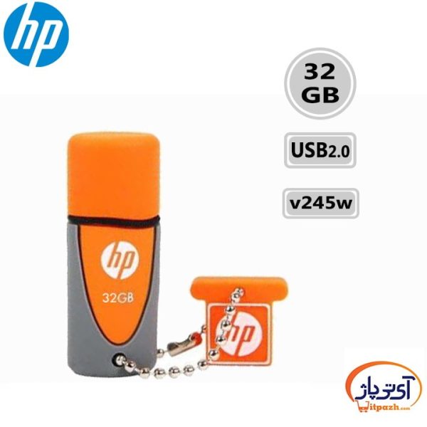 فلش مموری اچ پی 32 گیگابایت USB2.0 مدل hp v245w