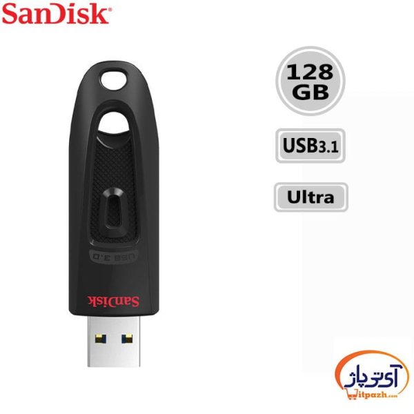 فلش مموری USB3.0 سن دیسک128 گیگابایت مدل SanDisk Ultra