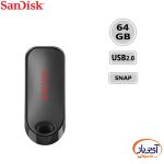 فلش مموری USB2.0 سن دیسک 64 گیگابایت مدل SanDisk SNAP