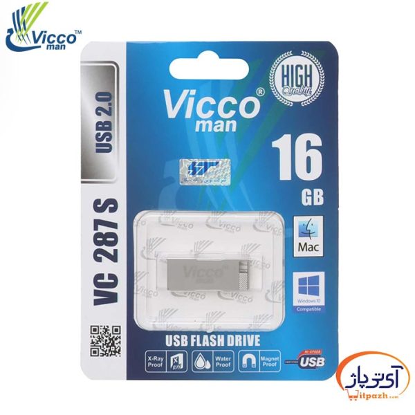 فلش مموری USB2.0 ویکومن 16 گیگابایت مدل VC287